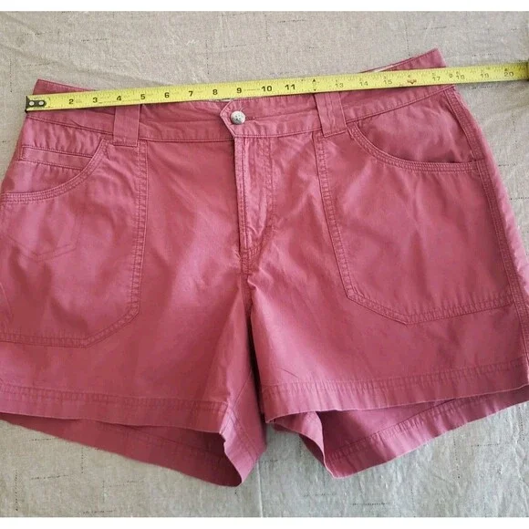 Columbia Women’s Coral Shorts 4" inseam Size 12 Button Zip Closure Spring Summer - Picture 11 of 14